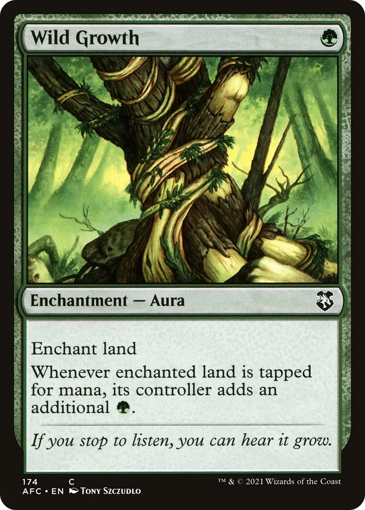 Wild Growth from Forgotten Realms Commander - Magic: The Gathering