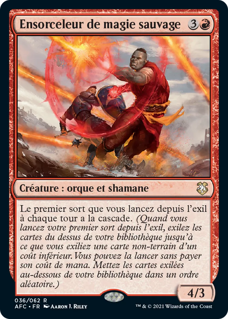Ensorceleur de magie sauvage — Forgotten Realms Commander — Magic: The Gathering