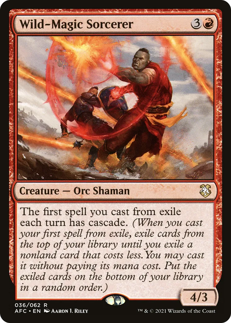 Wild-Magic Sorcerer — Forgotten Realms Commander — Magic: The Gathering