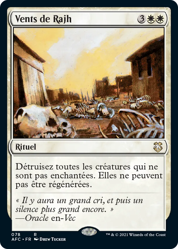Vents de Rajh — Forgotten Realms Commander — Magic: The Gathering
