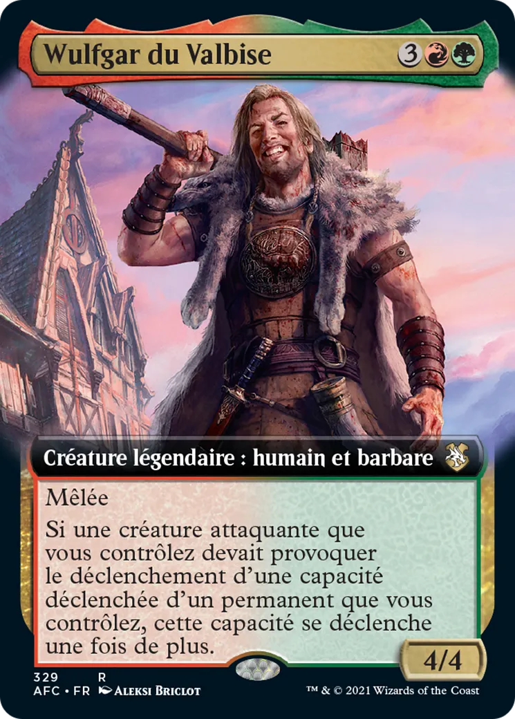 Wulfgar du Valbise — Forgotten Realms Commander — Magic: The Gathering