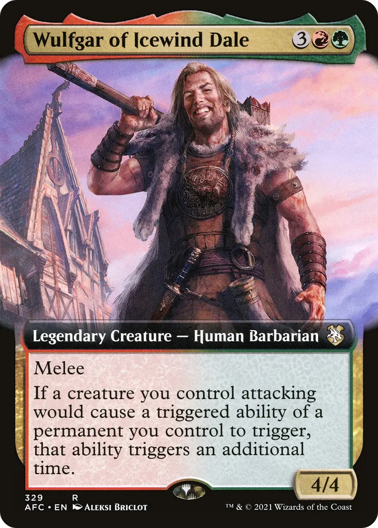 Wulfgar of Icewind Dale from Forgotten Realms Commander - Magic: The Gathering
