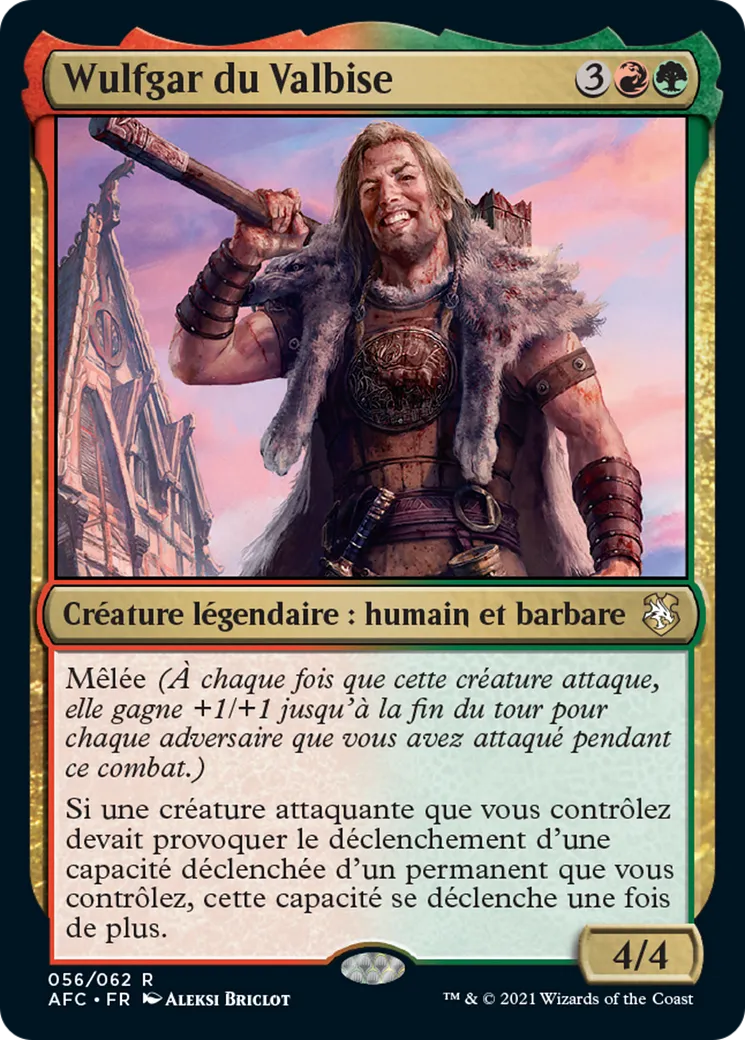 Wulfgar du Valbise — Forgotten Realms Commander — Magic: The Gathering