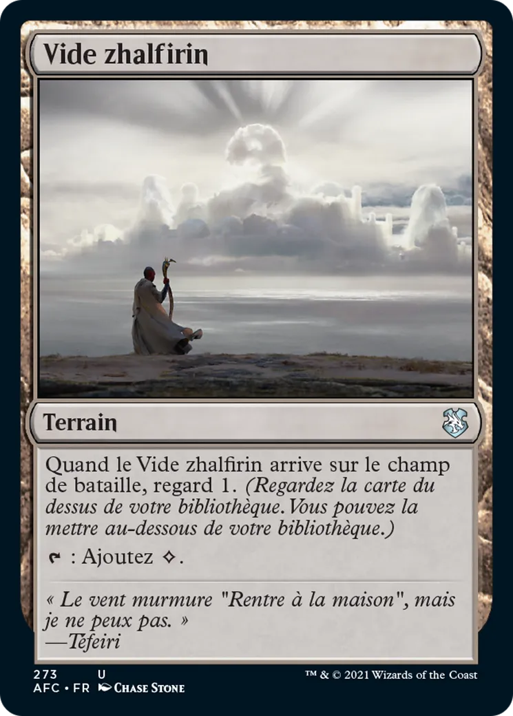 Vide zhalfirin from Forgotten Realms Commander - Magic: The Gathering