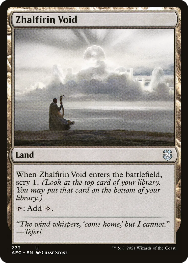Zhalfirin Void from Forgotten Realms Commander - Magic: The Gathering