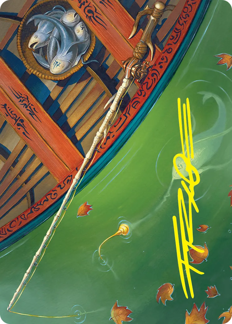 Fishing Pole — Foundations Art Series — Magic: The Gathering