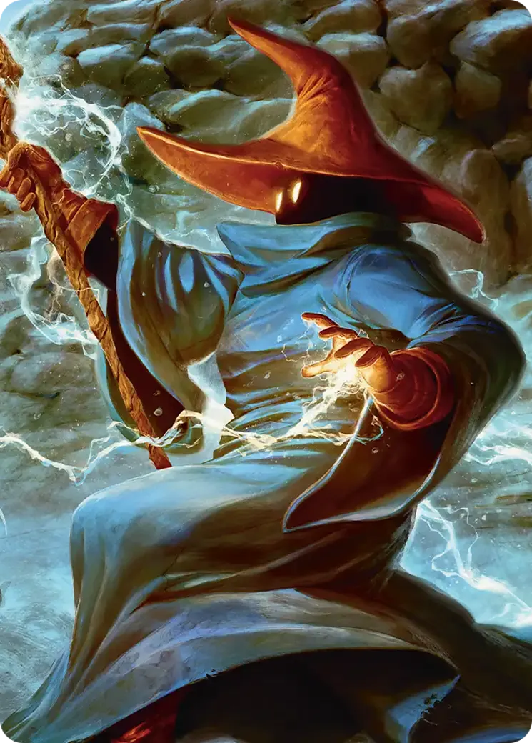 The Destined Black Mage — Final Fantasy Scene Box — Magic: The Gathering