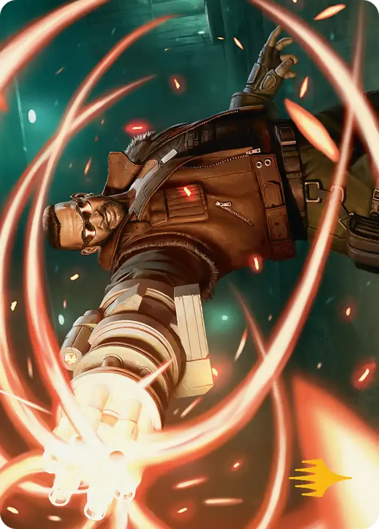 Barret Wallace — Final Fantasy Art Series — Magic: The Gathering
