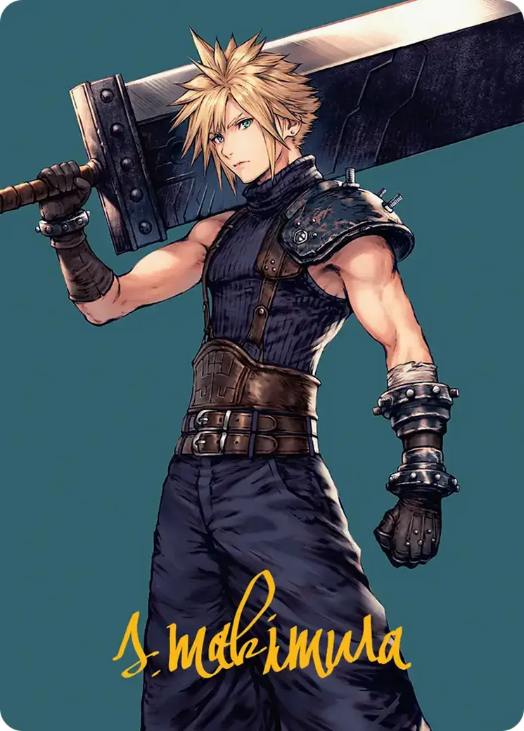Cloud, Ex-SOLDIER — Final Fantasy Art Series — Magic: The Gathering