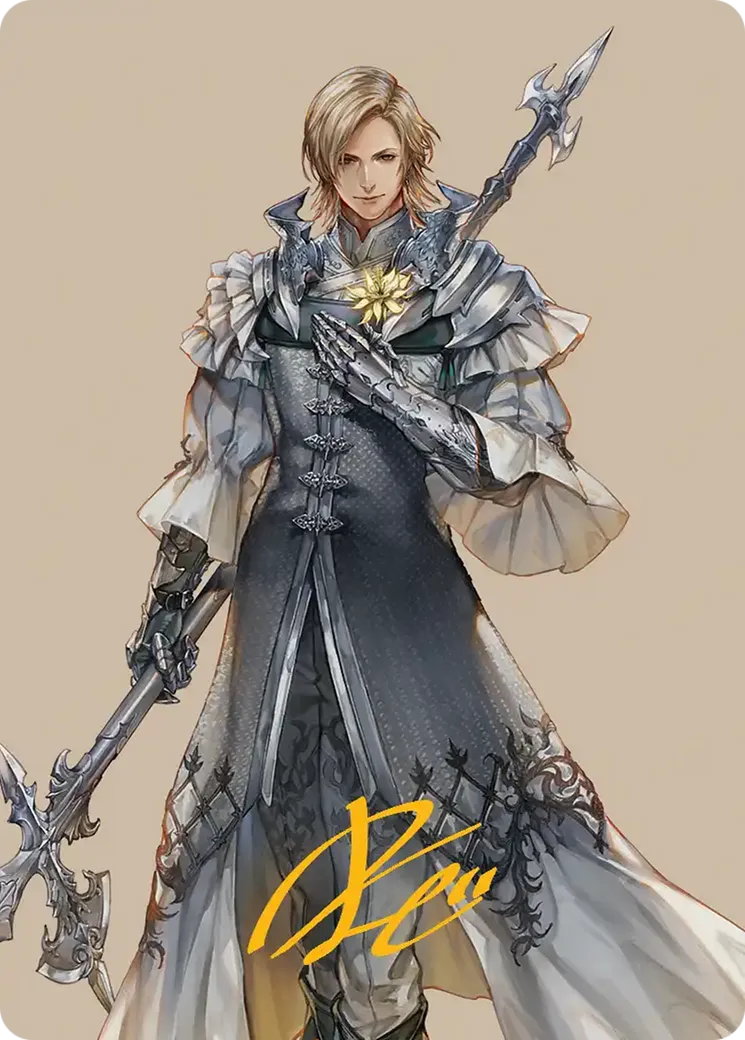 Dion, Bahamut's Dominant — Final Fantasy Art Series — Magic: The Gathering