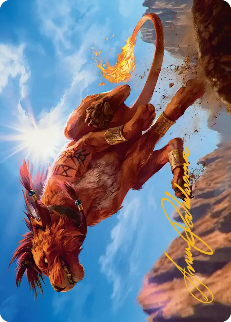Red XIII, Proud Warrior — Final Fantasy Art Series — Magic: The Gathering
