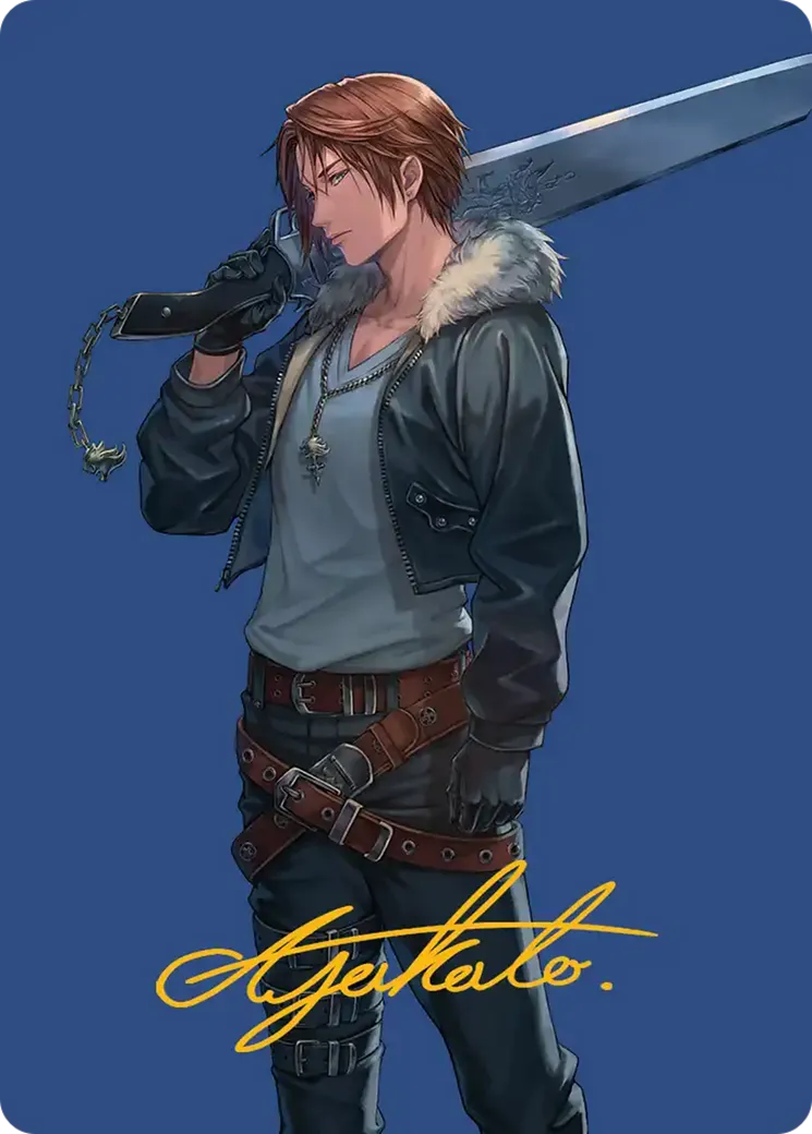 Squall, SeeD Mercenary — Final Fantasy Art Series — Magic: The Gathering