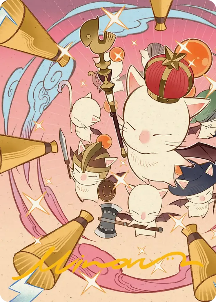 Summon: Good King Mog XII — Final Fantasy Art Series — Magic: The Gathering