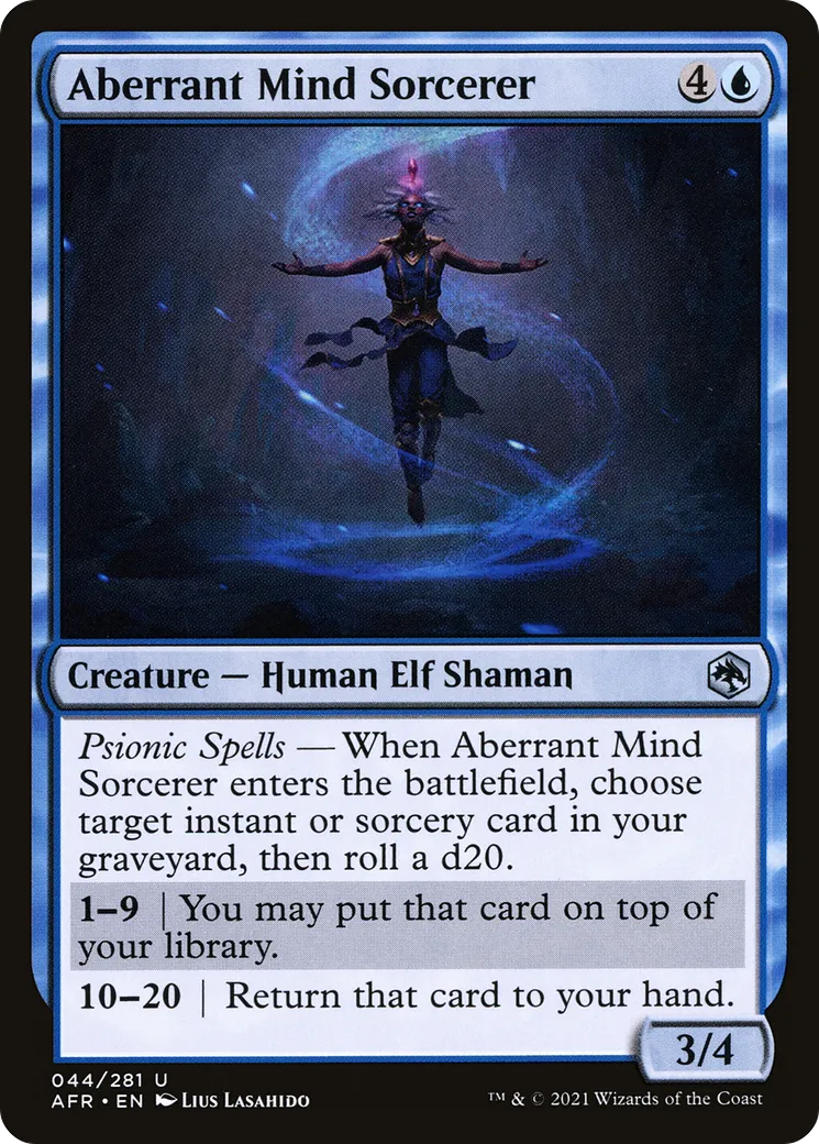 Aberrant Mind Sorcerer — Adventures in the Forgotten Realms — Magic: The Gathering
