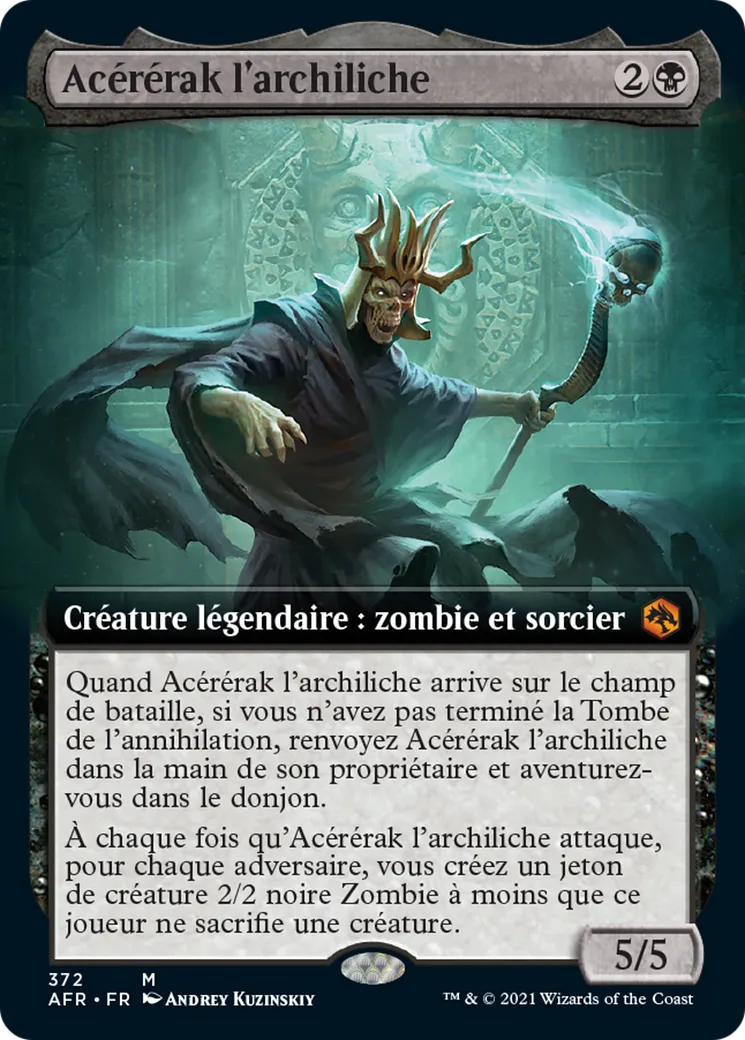 Acérérak l'archiliche — Adventures in the Forgotten Realms — Magic: The Gathering