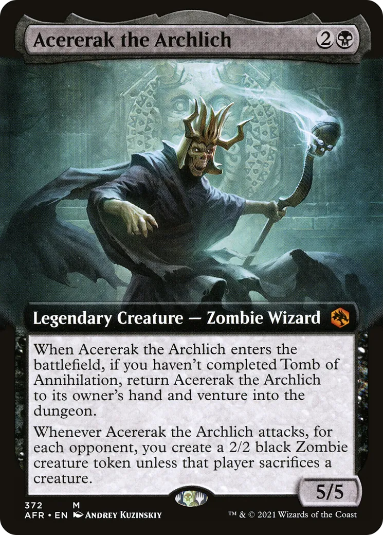 Acererak the Archlich from Adventures in the Forgotten Realms - Magic: The Gathering
