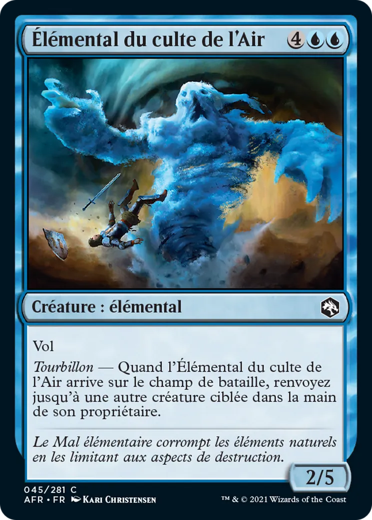 Élémental du culte de l'Air — Adventures in the Forgotten Realms — Magic: The Gathering