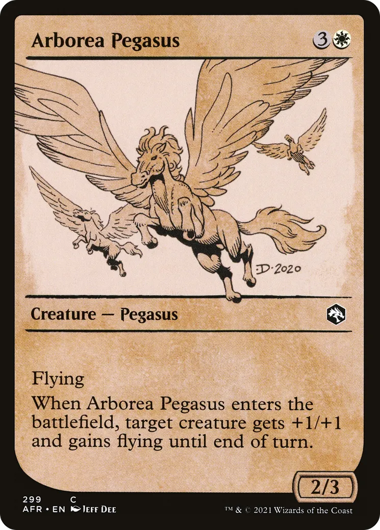 Arborea Pegasus — Adventures in the Forgotten Realms — Magic: The Gathering