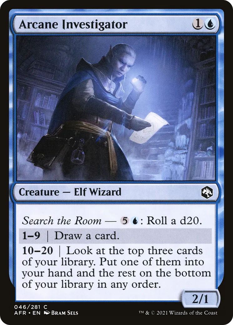 Arcane Investigator — Adventures in the Forgotten Realms — Magic: The Gathering