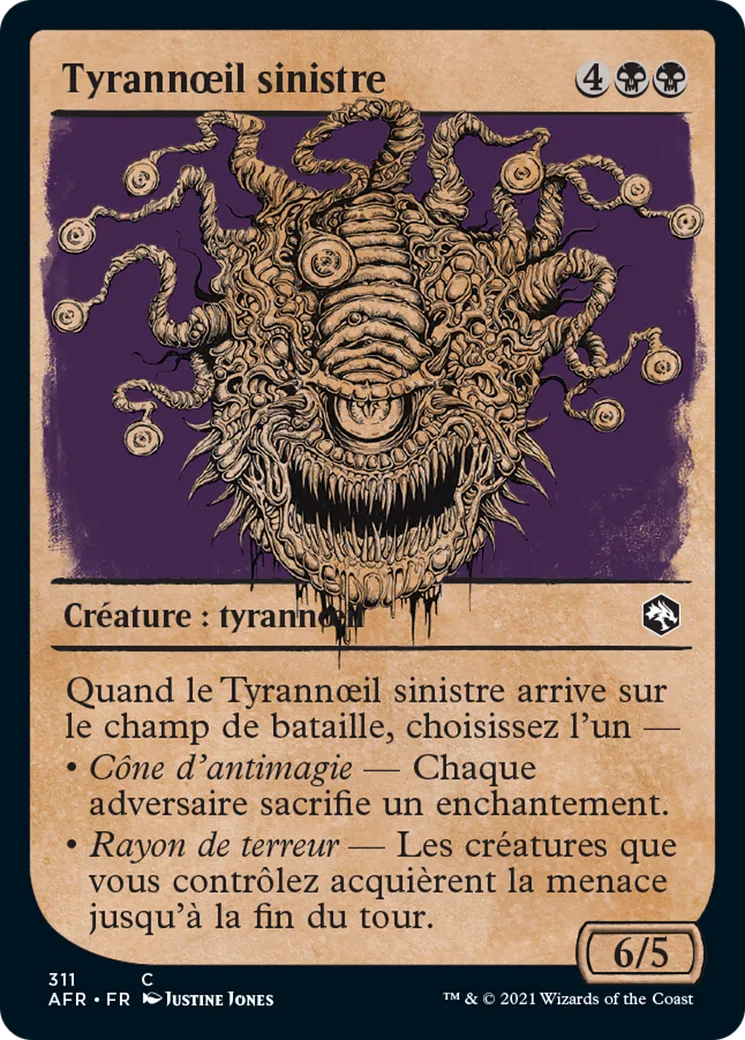 Tyrannœil sinistre — Adventures in the Forgotten Realms — Magic: The Gathering