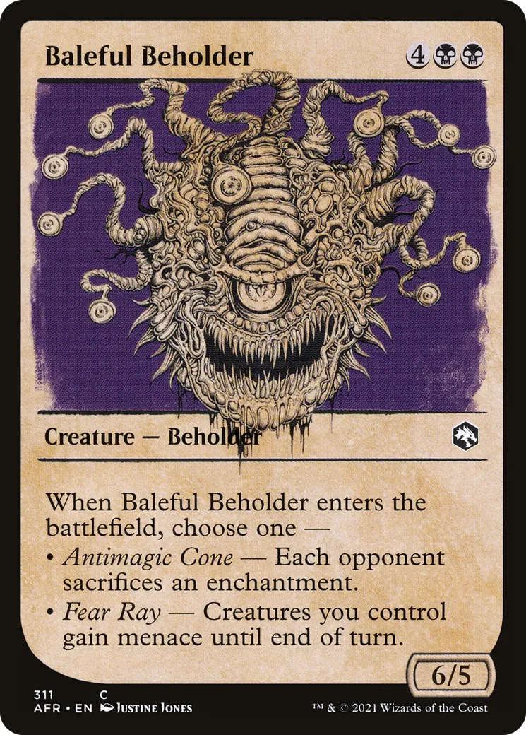 Baleful Beholder — Adventures in the Forgotten Realms — Magic: The Gathering