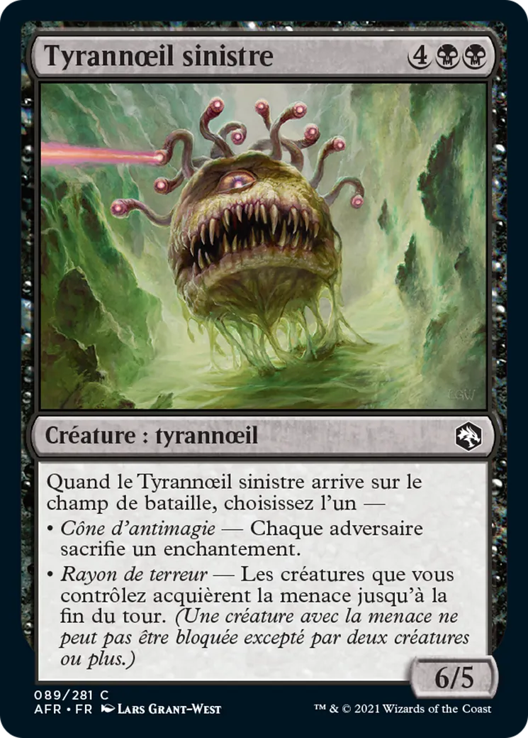 Tyrannœil sinistre — Adventures in the Forgotten Realms — Magic: The Gathering