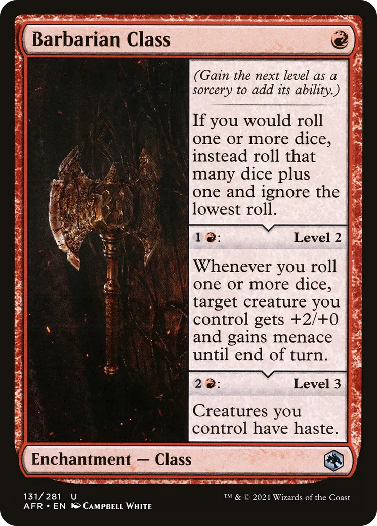 Barbarian Class — Adventures in the Forgotten Realms — Magic: The Gathering
