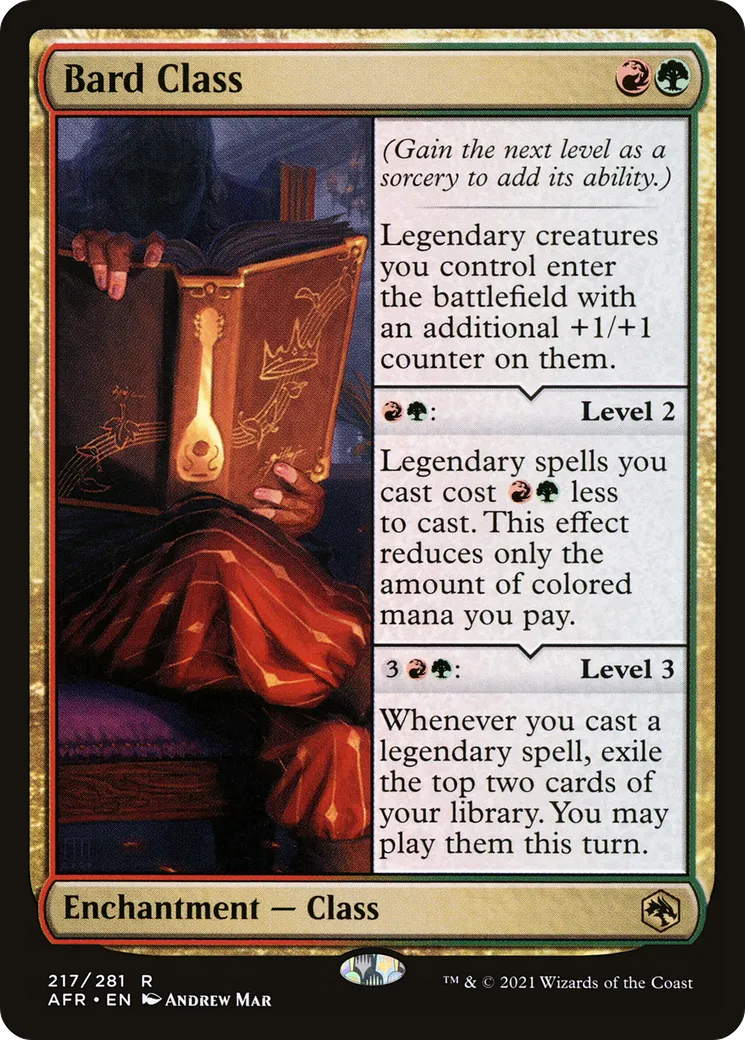 Bard Class — Adventures in the Forgotten Realms — Magic: The Gathering
