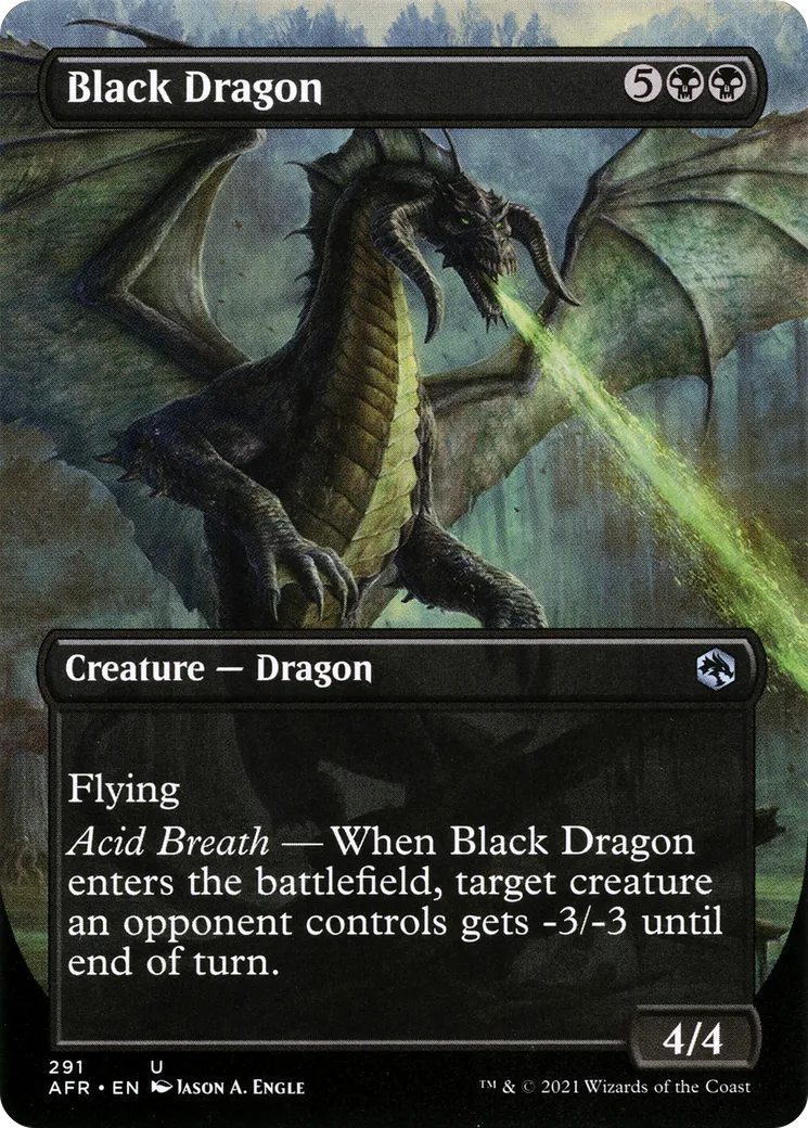 Black Dragon — Adventures in the Forgotten Realms — Magic: The Gathering