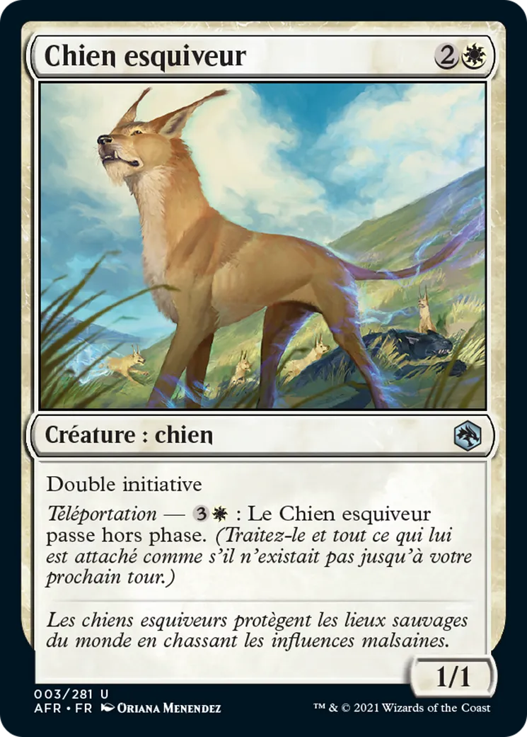 Chien esquiveur — Adventures in the Forgotten Realms — Magic: The Gathering