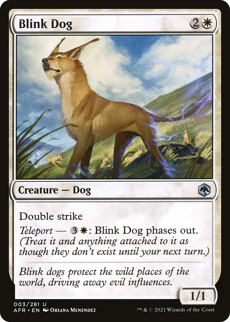 Chien esquiveur — Adventures in the Forgotten Realms — Magic: The Gathering