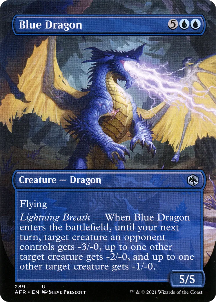 Blue Dragon — Adventures in the Forgotten Realms — Magic: The Gathering