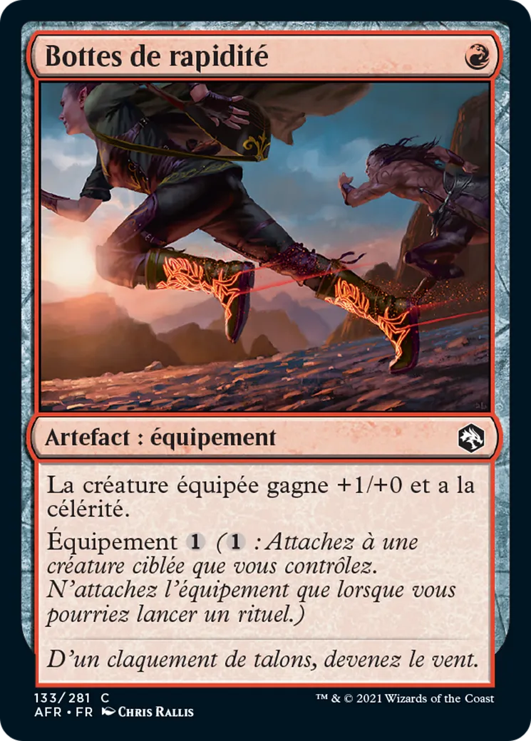 Bottes de rapidité — Adventures in the Forgotten Realms — Magic: The Gathering