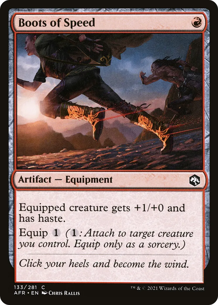 Boots of Speed — Adventures in the Forgotten Realms — Magic: The Gathering