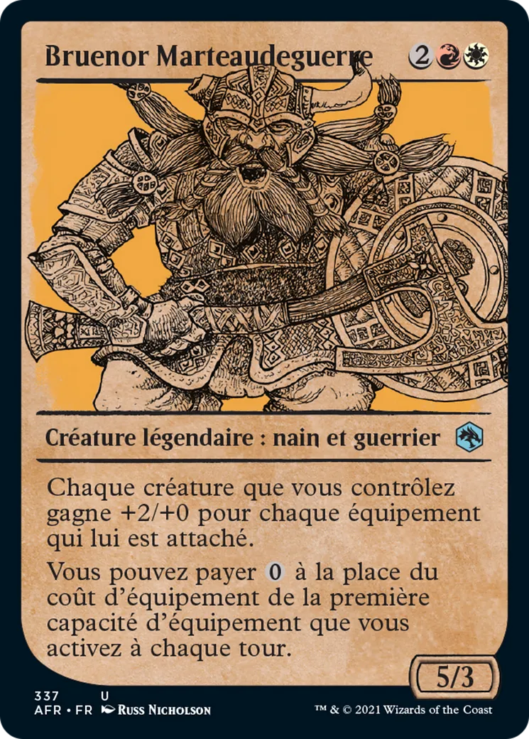 Bruenor Marteaudeguerre — Adventures in the Forgotten Realms — Magic: The Gathering
