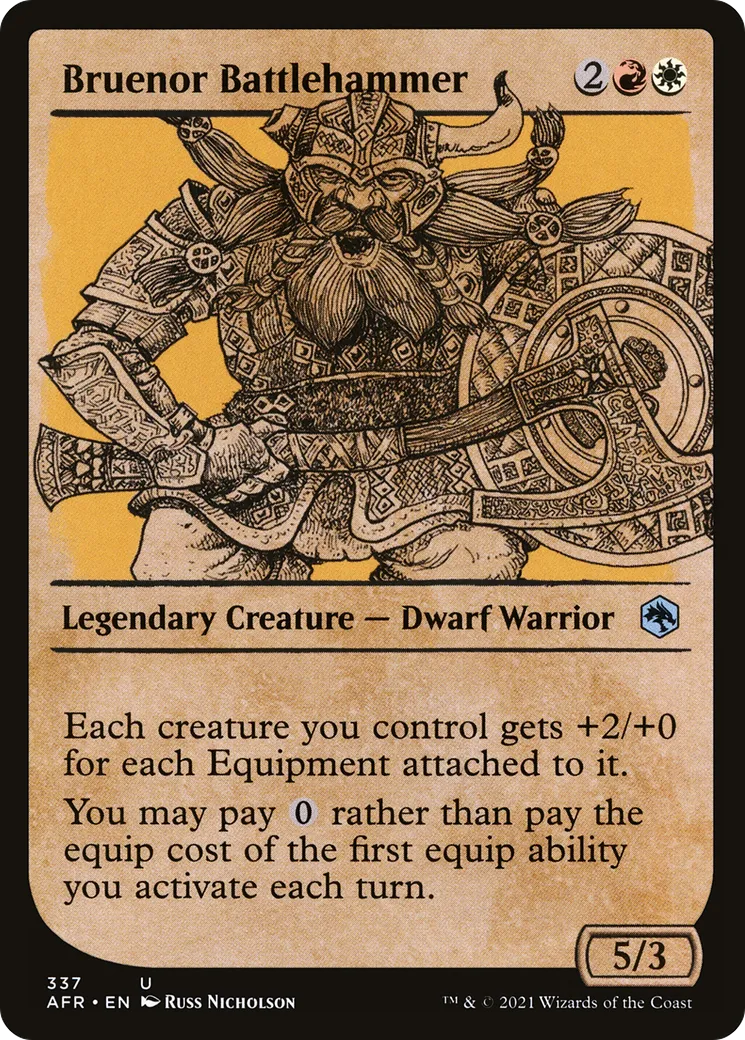 Bruenor Marteaudeguerre — Adventures in the Forgotten Realms — Magic: The Gathering