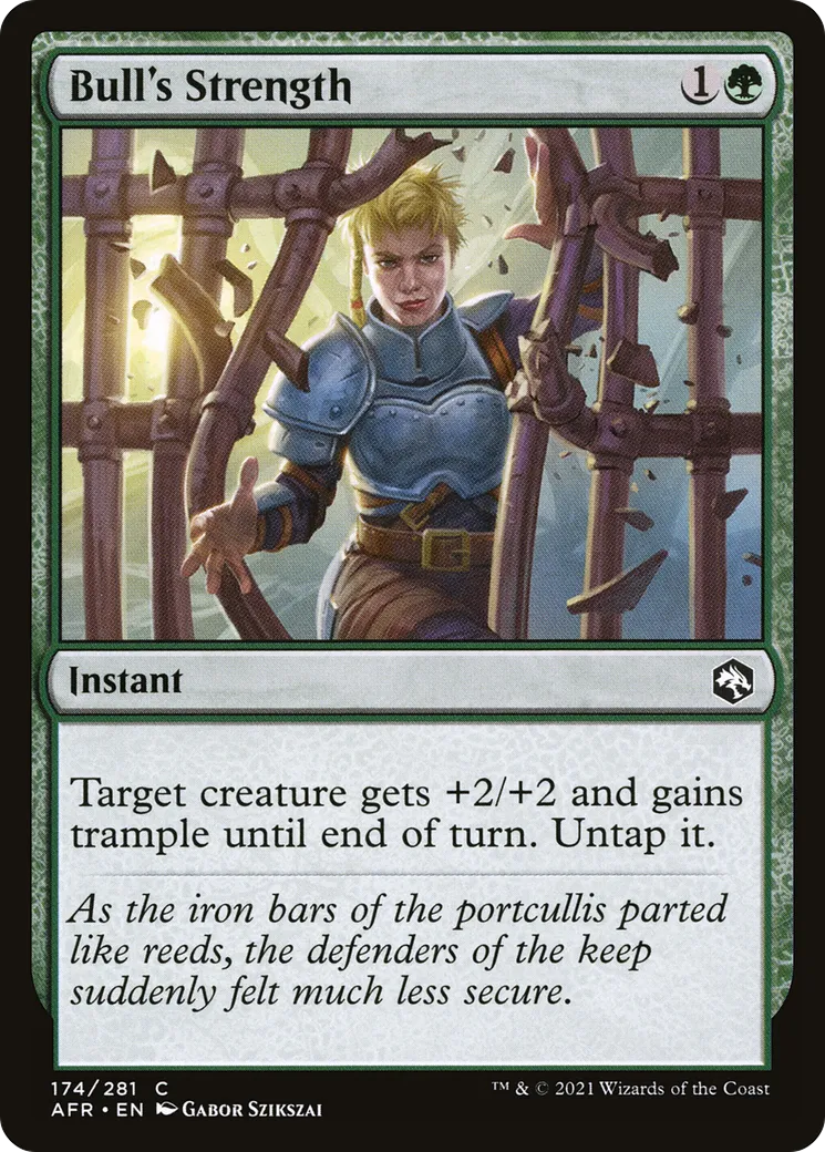 Force du taureau — Adventures in the Forgotten Realms — Magic: The Gathering