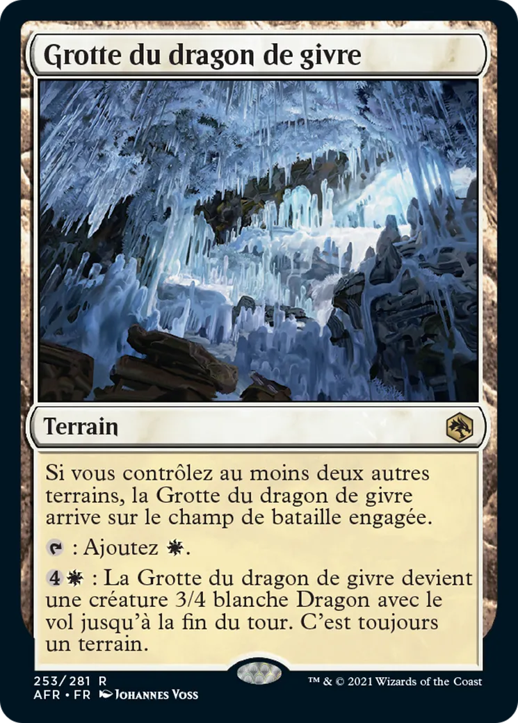 Grotte du dragon de givre — Adventures in the Forgotten Realms — Magic: The Gathering