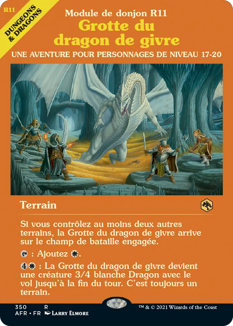 Grotte du dragon de givre — Adventures in the Forgotten Realms — Magic: The Gathering