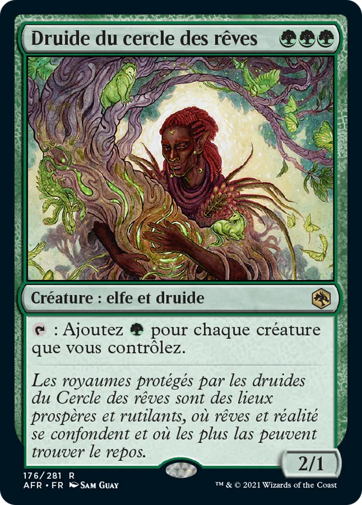 Druide du cercle des rêves — Adventures in the Forgotten Realms — Magic: The Gathering