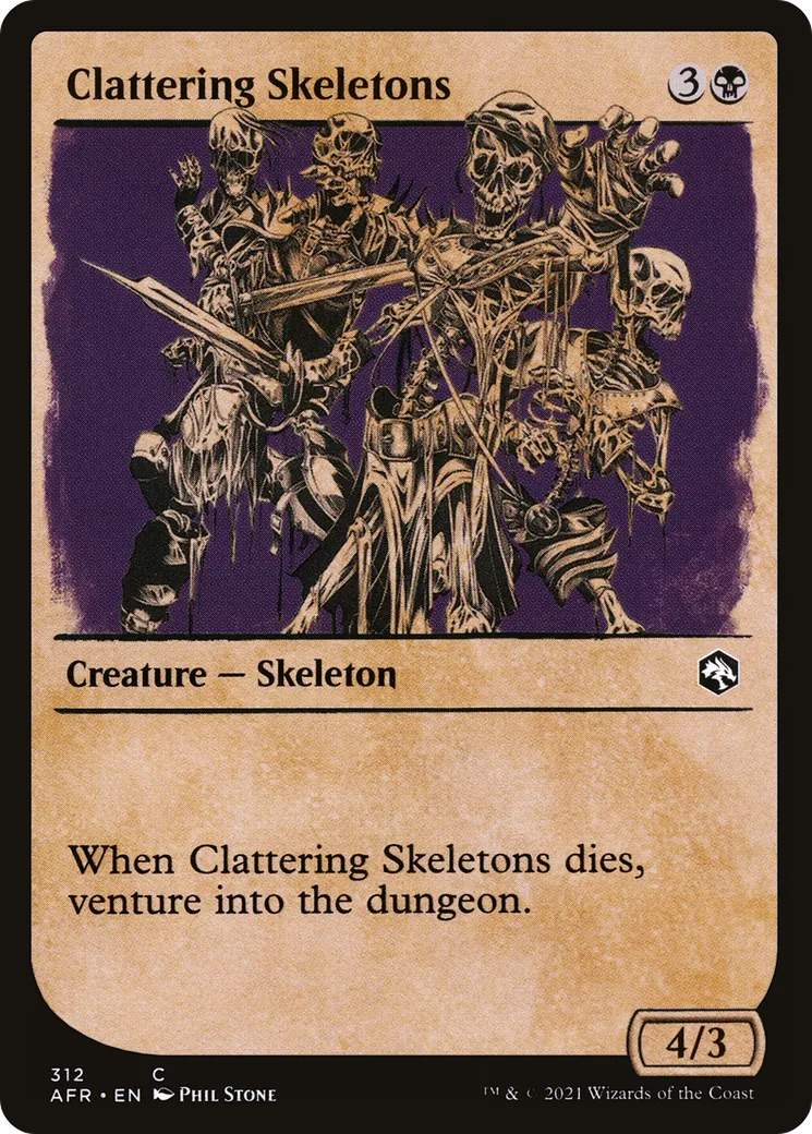 Clattering Skeletons — Adventures in the Forgotten Realms — Magic: The Gathering