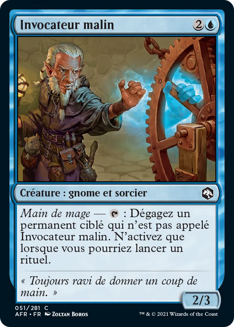 Invocateur malin — Adventures in the Forgotten Realms — Magic: The Gathering