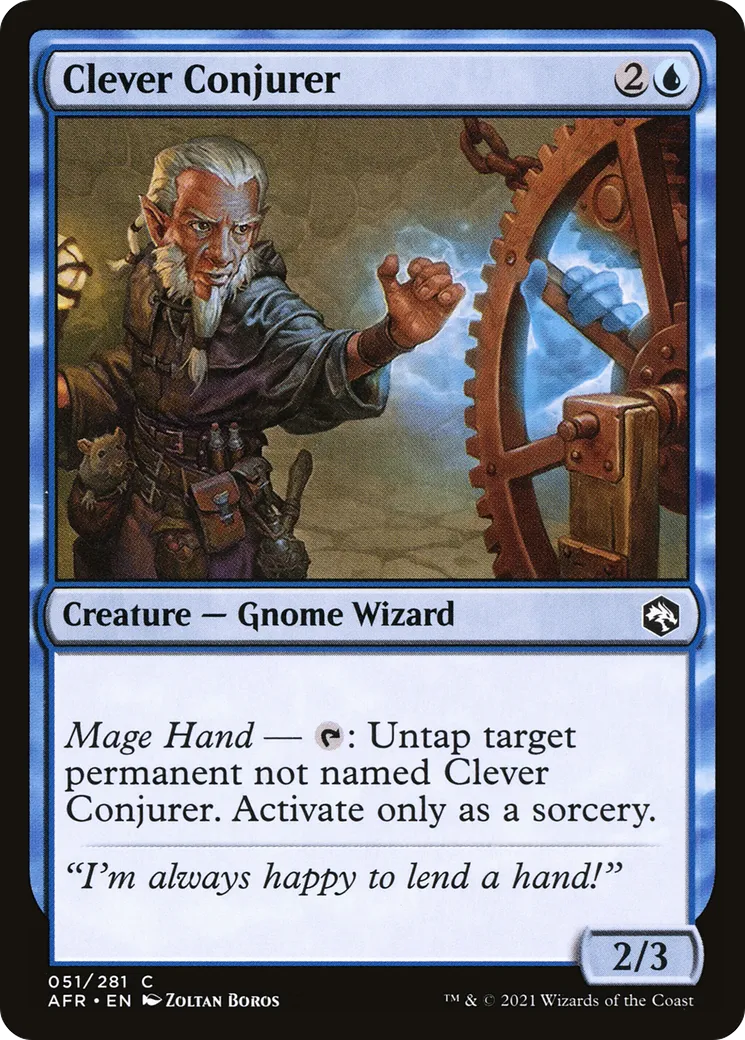 Clever Conjurer — Adventures in the Forgotten Realms — Magic: The Gathering