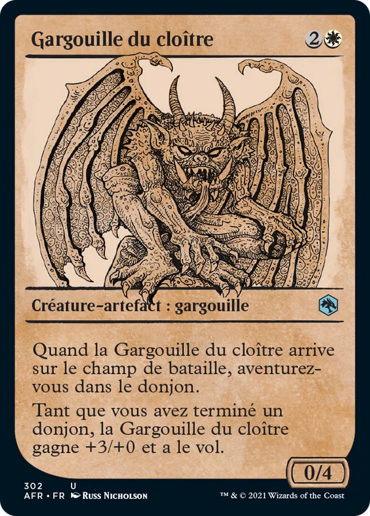Gargouille du cloître — Adventures in the Forgotten Realms — Magic: The Gathering