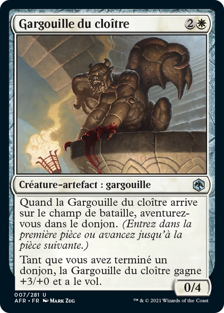 Gargouille du cloître — Adventures in the Forgotten Realms — Magic: The Gathering