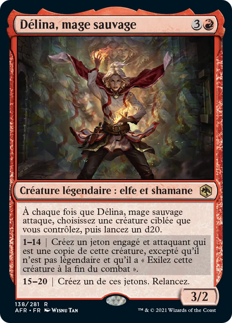 Délina, mage sauvage — Adventures in the Forgotten Realms — Magic: The Gathering