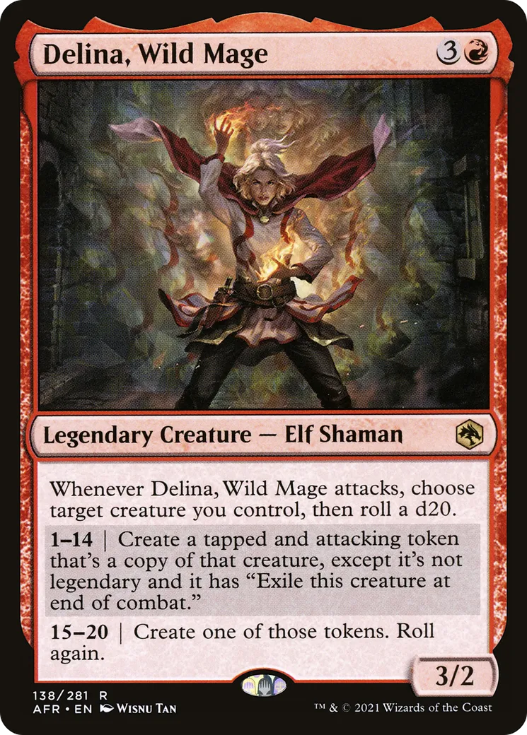 Delina, Wild Mage — Adventures in the Forgotten Realms — Magic: The Gathering