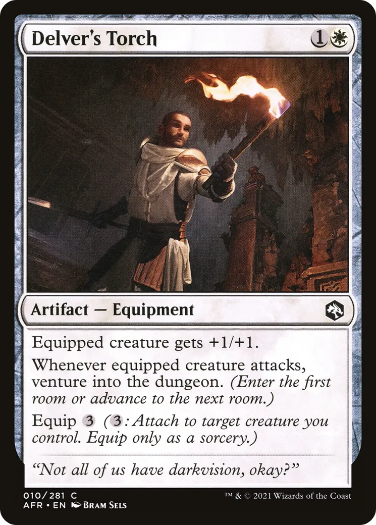 Torche de fouilleur — Adventures in the Forgotten Realms — Magic: The Gathering