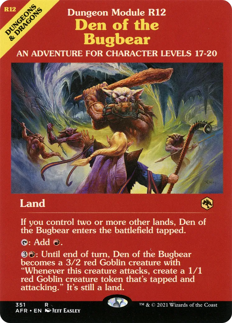 Den of the Bugbear — Adventures in the Forgotten Realms — Magic: The Gathering