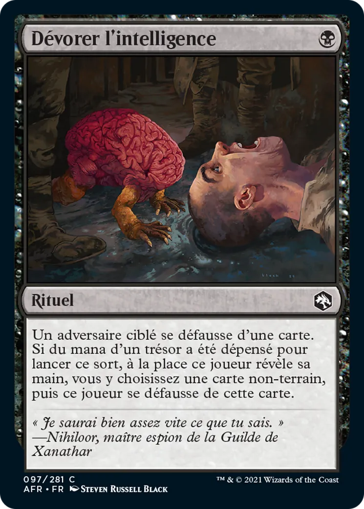Dévorer l'intelligence — Adventures in the Forgotten Realms — Magic: The Gathering